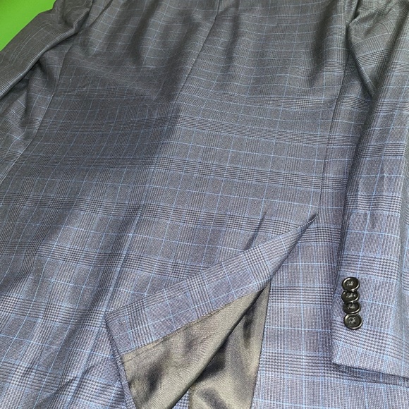 Michael Kors Men’s Blue Plaid Blazer - Picture 11 of 11